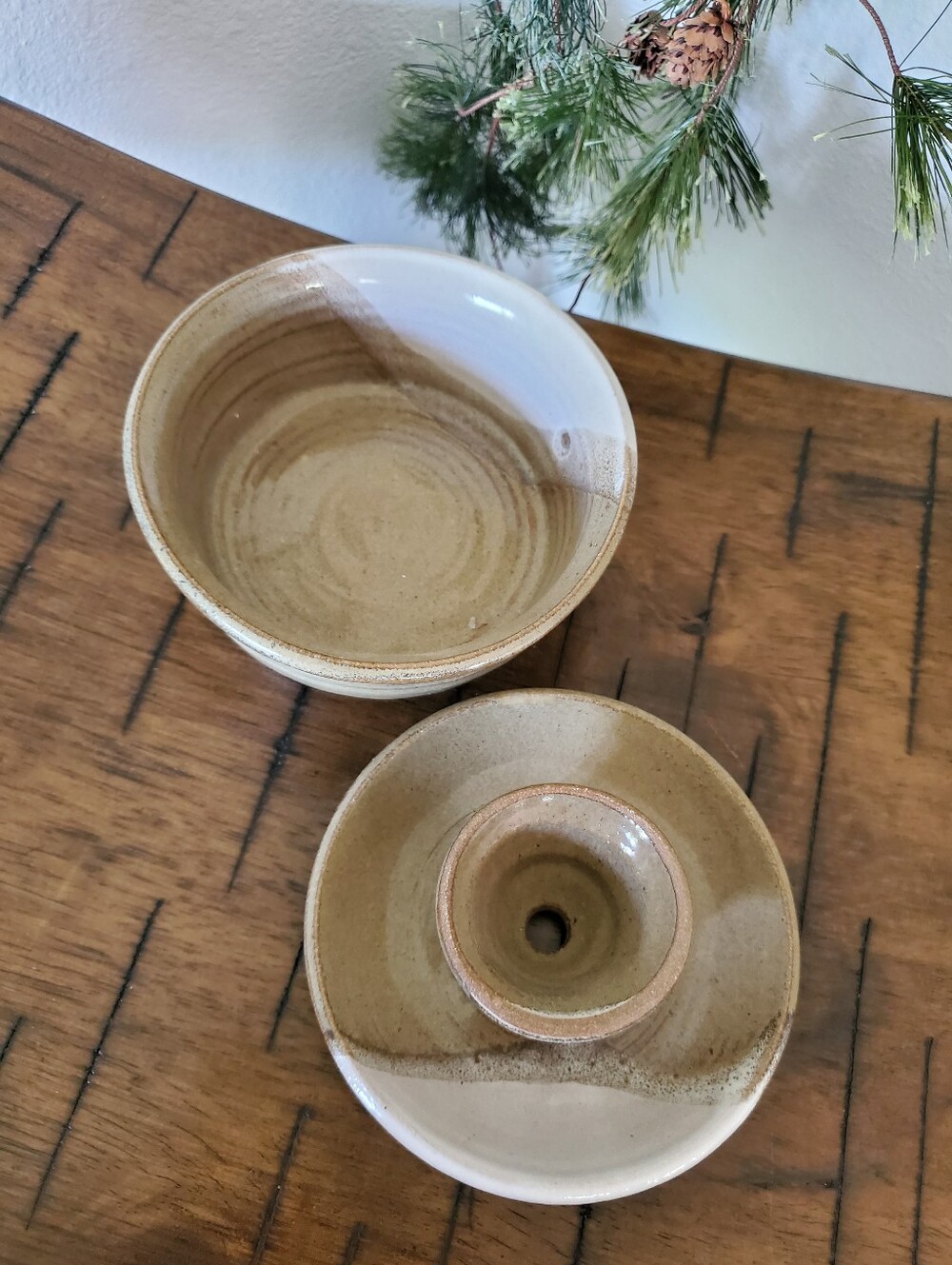 Hand Thrown Studio Pottery Game Hen Garlic Herb Roaster Planter Jewelry Holder - Picture 3 of 11